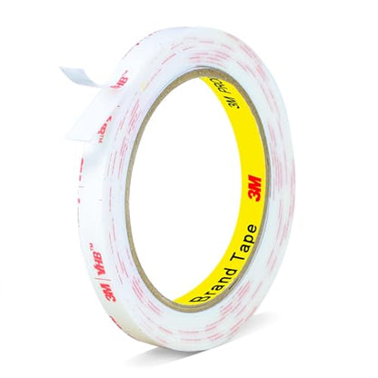 3M Double Sided Tape Heavy Duty,0.39in X 9.85ft Removable Mounting Tape - size: 0.39in X 9.85ft