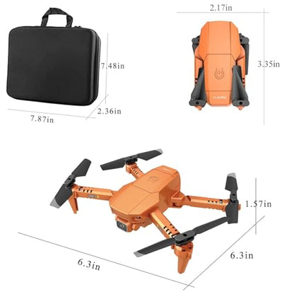 Small Drones for adults, Mini Drone 4K Dual Camera with 3D Flips, Altitude Hold, Headless Mode, Gesture Operation, Gravity Sensor, 2.4Ghz Foldable RC Quadcopter Drone for Beginner