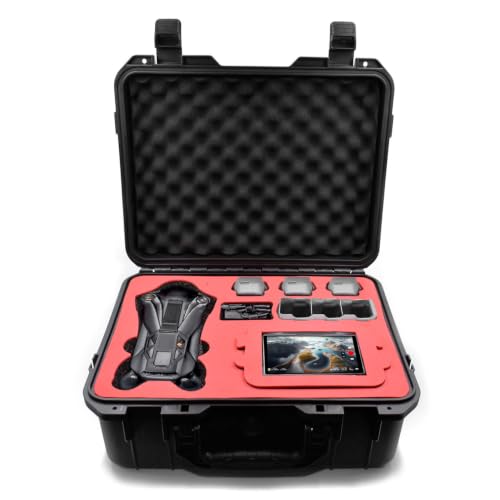 HESOYAM Waterproof Hard Storage Case for DJI Mavic 4 Pro Bundle Compatible RC 2/RC Pro 2 Controller, Black, pp Material, Foam Liner