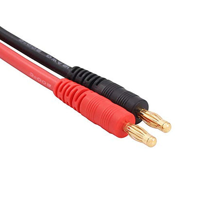 1pc 6X JST-PH to 4mm Banana Parallel Battery Charging Cable 25cm