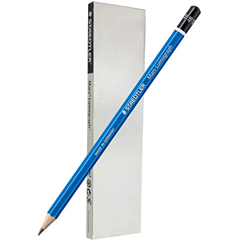 STAEDTLER Mars Lumograph 4B Graphite Art Drawing Pencil, 6 Pencils - style: 4B