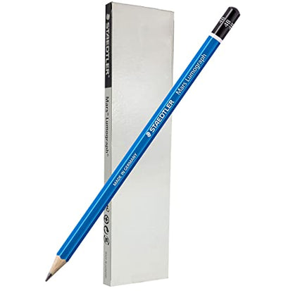 STAEDTLER Mars Lumograph 4B Graphite Art Drawing Pencil, 6 Pencils - style: 4B