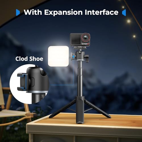 SmallRig 7.8-21.6in Action Cam Selfie Stick Tripod for DJI Action 5 Pro/4/3