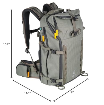 VANGUARD VEO Active 46 Camera Backpack, Khaki Green - color: Khaki Green, size: 46