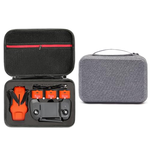 Carrying Case for FIMI Mini 3, Travel Storage Bag EVA Hard Shell Protective Cover Case Portable Handbag Organizer for FIMI Mini 3 Drone, Remote Controller Accessories (Gray+Black) - color: Gray+Black