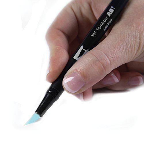 Tombow Dual Brush Pen Art Marker, 491 - Glacier Blue, 1-Pack - color: Glacier Blue