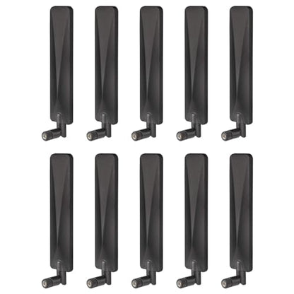 Bingfu SMA 4G LTE Cellular Antenna Replacement for Trail Camera Router - 10 - color: 10-Pack Panel Antenna