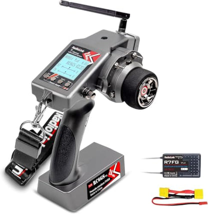 Radiolink 2.4GHz RC6GS V3 7 Channels RC Transmitter and R7FG Gyro Receiver