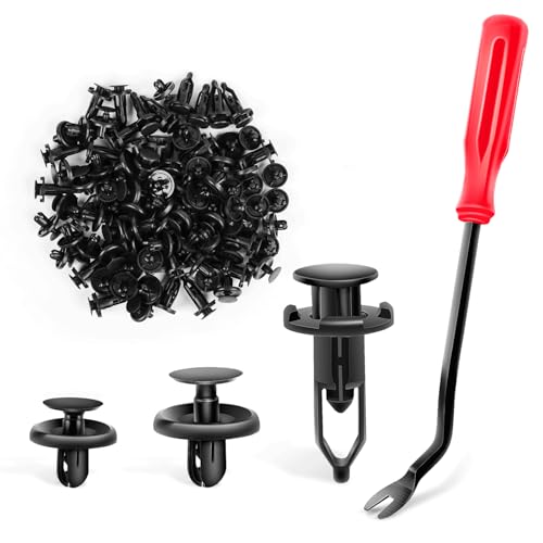 Nilight 100PCS Car Retainer Clips 7mm 9mm Push Type Retainer Clips - color: For GM Toyota Lexus - 100 Clips 7mm 9mm