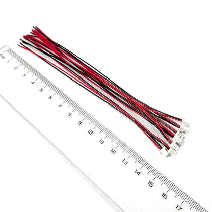 20 Sets Mini Micro JST SH 1.0mm 2-Pin Connector Male Plug with 15cm UL1571 Cable & Female Socket Adapter