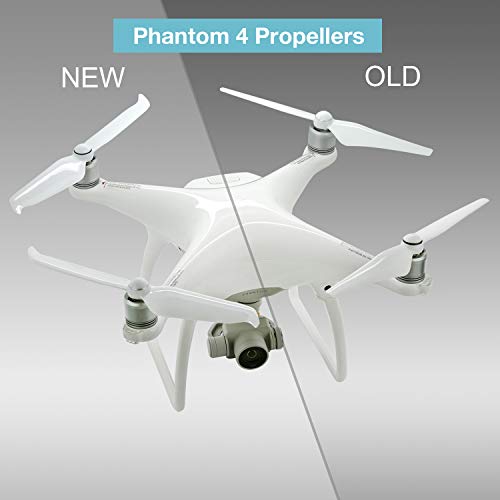 ExpertPower 9455S Propellers for DJI Phantom 4 Series Drones| Self-Tightening, Low-Noise, Quick Release Blade (2 Propellers + 2 Batteries) - size: 2 Propellers + 2 Batteries