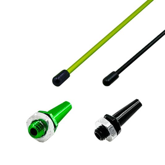 2PCS RC Boat Aluminium M6 Antenna Mount Base with Antenna Tube Sleeve for RC Boat Ship Car DIY Model Toy Building Parts (Mix Color 3) - color: Mix Color 3