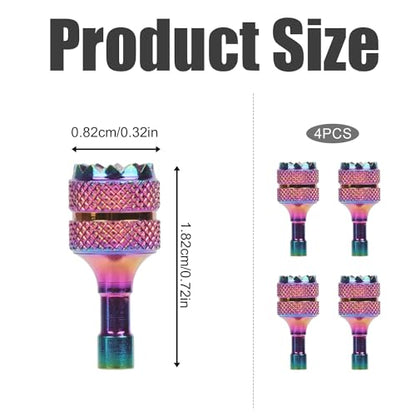 3 Pro/4 Pro Control Sticks, 4pcs Detachable Aluminum Alloy Drone Joysticks Remote Controller Replacement Accessories(Colorful)
