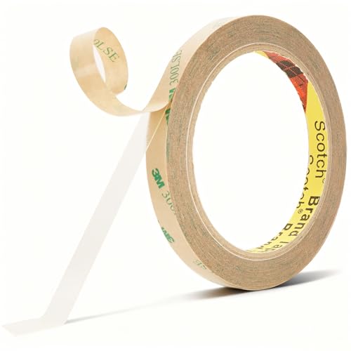 3M Double Sided Tape Heavy Duty Made of 300LSE 0.39"×36Ft Clear Mounting Tape Removable for Electronics Scrapbook LED Poster Art Craft - size: 0.39"×36Ft