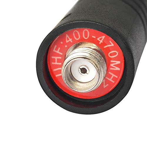 Bingfu UHF 400-470MHz Walkie Talkie SMA Female Antenna Replacement 2-Pack