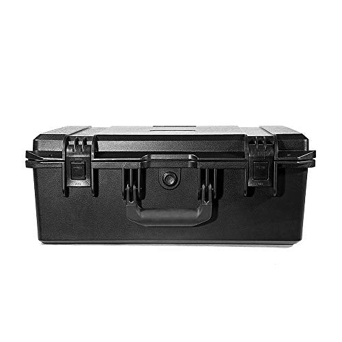 19in Waterproof Hard Shell Case with DIY Customizable Foam Insert (17.3 x 11.4 x 6.5in Interior) - color: Black-19in