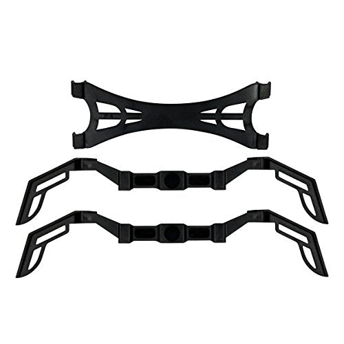 SSE Landing Gear Stabilizers + Camera Gimbal Guard for DJI Phantom 4 Advanced, Advanced+ & DJI Phantom 4 PRO, PRO+ (Black)