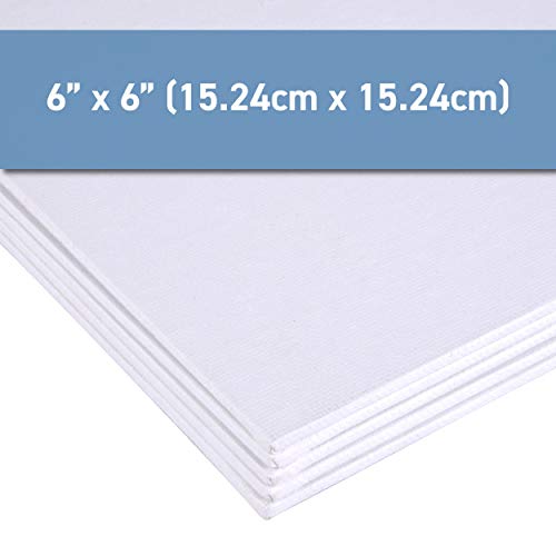 5 Pack 6" x 6" Value Canvas Panel by Artist's Loft - size: 6" x 6"