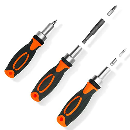 TOOLMAK 42 in 1 Ratcheting Screwdriver Set, Ratchet Wrench - style: 42pcs Ratchet Screwdriver