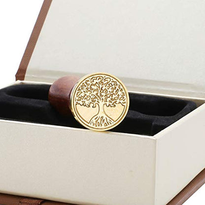 Yoption 6 Pcs Wax Seal Stamp Set, Botanical Floral Sealing Stamp Kit - color: Botanical Set