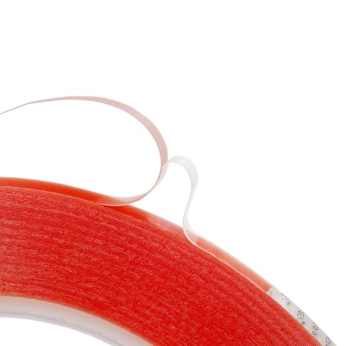 3mm x 25M Clear Thin Double Sided Strong Adhesive Acrylic Tape (1/8" x82ft) for Mobile Phone Laptop Tablets LCD Screen - size: 3mm