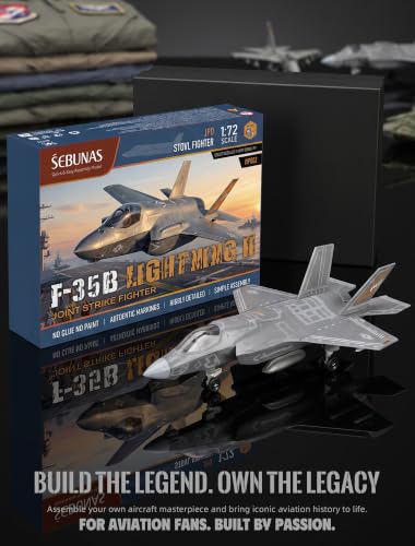 1:72 Scale F-35 Fighter Jet Quick Build Model Kit - color: 3.f-35