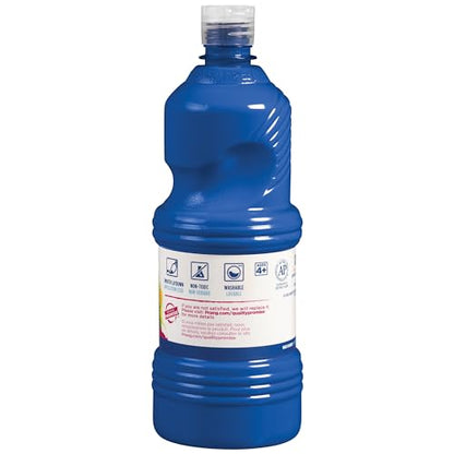 Prang Washable Tempera Paint, Blue, 32 Oz., 1 Count - color: Blue