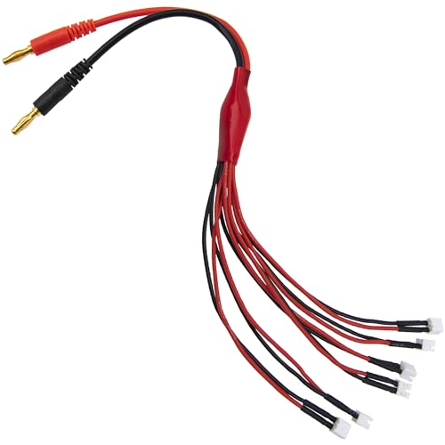1Pcs ShareGoo 6X JST-PH to 4mm Banana Parallel Adapter Battery Charging Lead Cable for RC Car Quadcopter Truck Lipo Battery