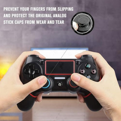 Compatible with 8 Pairs Thumb Grips Silicone Analog Stick Covers Thumbstick Controller Replacement Joystick Cap PS4 PS3 PS2 Xbox One Xbox 360 Wii U – Assorted