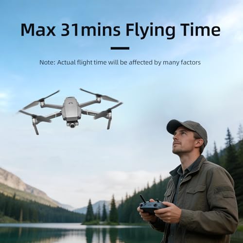 2 Packs Mavic 2 and Mavic 2 Pro Intelligent Flight Battery (3850mAh 15.4V) Max 31 Minutes Flight Time Replacement Battery for DJI Mavic 2 Pro/2 Zoom/Enterprise Advanced Series Drone - style: Mavic 2/2 Pro/Zoom/Enterprise Advanced Series Battery*2