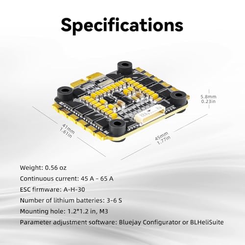 Radiolink FLYCOLOR 55A ESC 4 in 1 Brushless Electronic Speed Controller