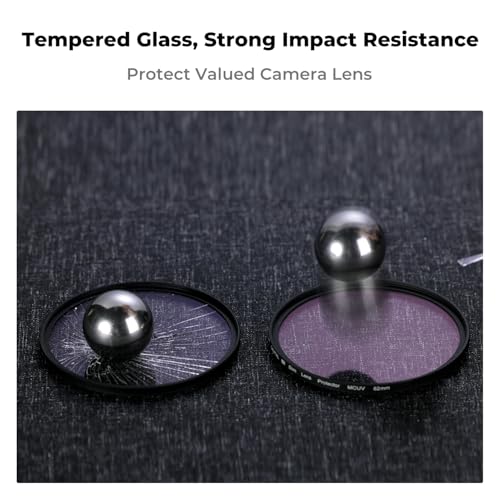 K&F CONCEPT 46mm MC UV Protection Filter Shockproof Tempered Optical Glass - size: 46mm