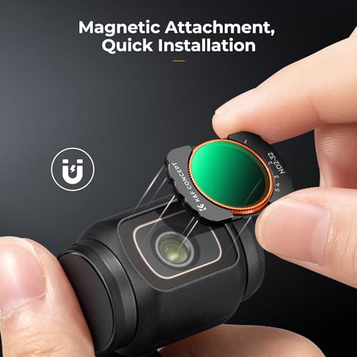 K&F CONCEPT Adjustable Magnetic ND Filters Set - style: ND2-32 +ND32-512