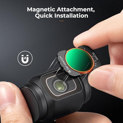 K&F CONCEPT Adjustable Magnetic ND Filters Set - style: ND2-32 +ND32-512