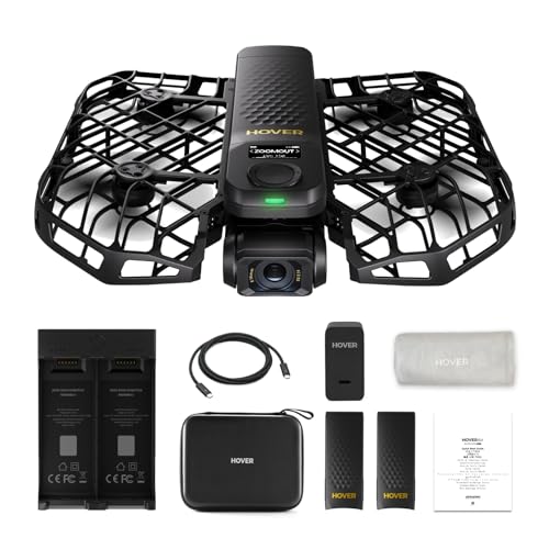 HOVERAir X1 PROMAX 8K Drone with Camera, Foldable Action Flying Camera with 42 KM/H Follow Speed, 10+ Fully Automatic Flight Modes, Fly Anywhere with OmniTerrain, SmoothCapture 2.0(Basic Combo) - style: PROMAX (Basic Combo)