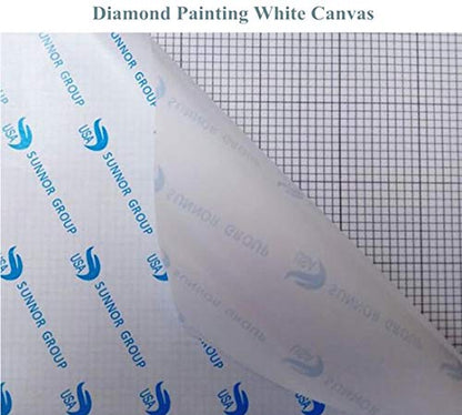 10Pcs/Lot 20x20CM Diamond Painting Canvas with Glue, Round/Square Blank Grid Canvas Empty for Customized Projects - color: Square Canvas, size: 20x20CM-10PCS