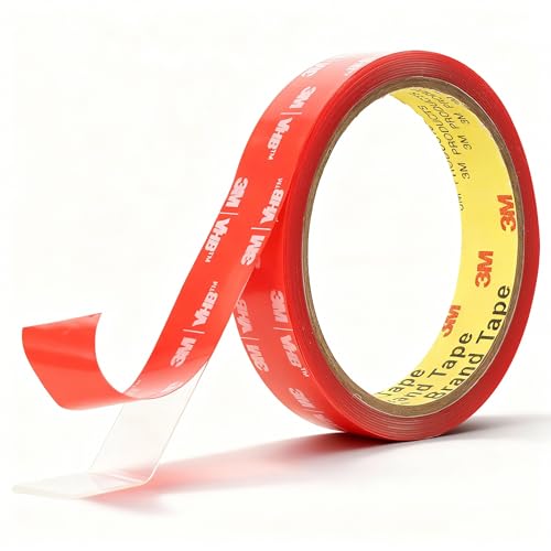 3M Double Sided Clear Tape Made of 3M 4905 Vhb 0.75" x 10 Ft Heavy Duty Mounting Tape Transparent Permanent Bonding Waterproof UV Resistant for Automotive Trim Emblems Spoilers Home Office Décor - size: 0.75" x 10 Ft
