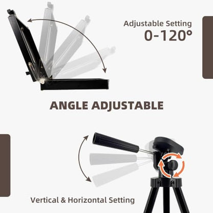 Black French Style Easel Sketch Box with Aluminum Tripod - color: Black
