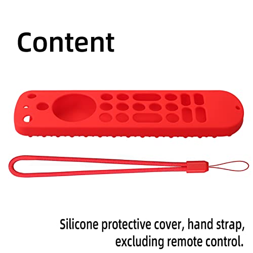 Silicone Cover for Voice Remote Pro 2022, Silicone Case Cover for Voice Remote Pro 2022 with Lanyard (Purple) - color: Purple