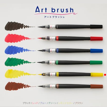 Pentel Art Brush lemon yellow XGFL-105 - color: Yellow