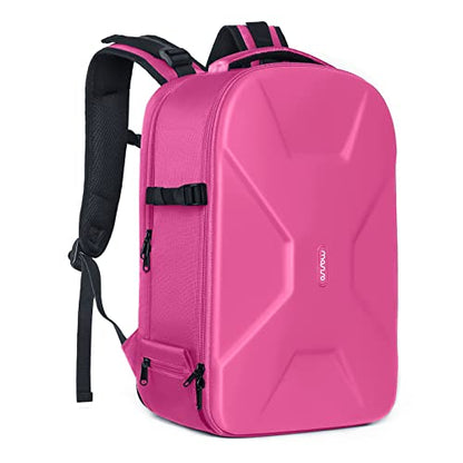 MOSISO Camera Backpack, DSLR/SLR/Mirrorless Photography Camera Bag - color: Rose Red
