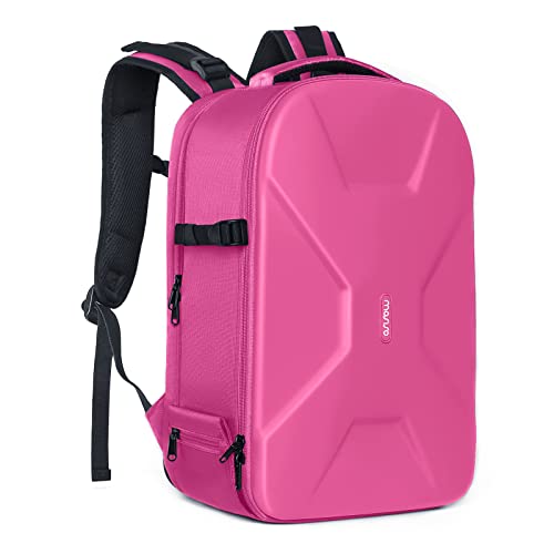 MOSISO Camera Backpack, DSLR/SLR/Mirrorless Photography Camera Bag - color: Rose Red