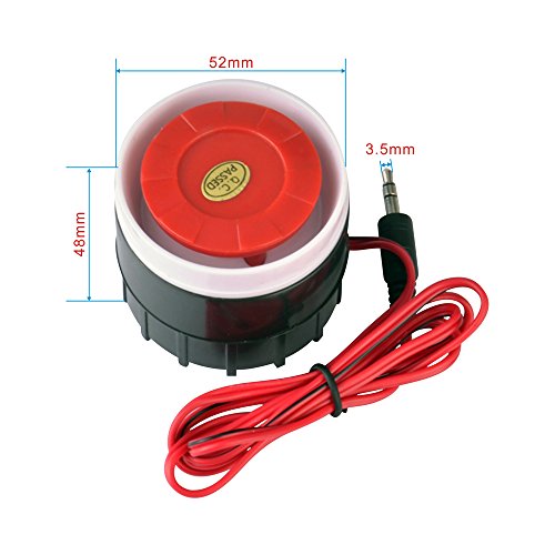 2V 3V 5V 6V 9V 12V DC Piezo Electronic Buzzer Very Load Alarm Electric Security Siren Horn 120dB@12VDC - size: B604