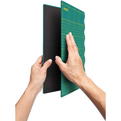 OLFA 17x24" Folding Self-Healing Rotary Mat (FCM-17x24) - Triple-Layer - size: 24"L x 17"W