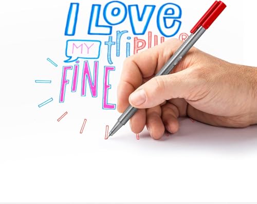 STAEDTLER Fineliner triplus 42, 4 Pack - style: 42 Colors - 4 Pack