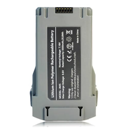 5000mAh Replacement Battery Compatible with DJI Mini 5 Pro Plus Intelligent Flight Drone Battery with up to 52 Minutes of Flight time