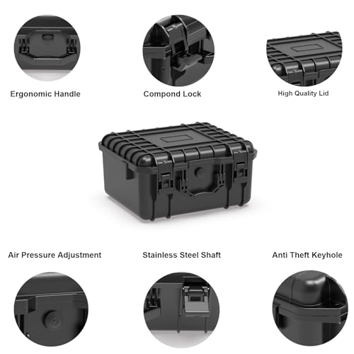 Ant Mag Waterproof Hard Case 14.8x12x7.2 - style: 14.8*12*6.1in/17.7liter