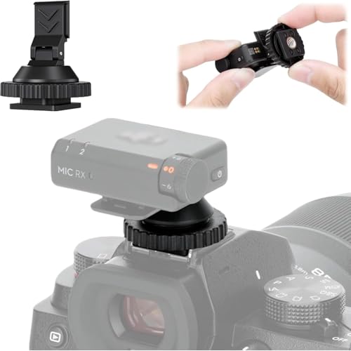 JJC Cold Shoe Mount Adapter for DJI Mic Mini / Mini 2 2S, Stable Anti-Slip - size: for DJI Mic Mini / Mini 2 2S Only