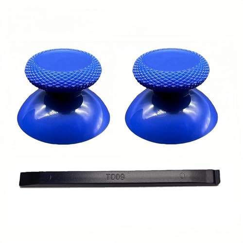 2PCS Blue Replacement Thumbsticks for Meta Quest 3, Quest 3S Controller, Analog Thumb Sticks for Oculus Quest 2, for Quest Pro - High Precision Design, Durable Material, Tools Included - color: Blue