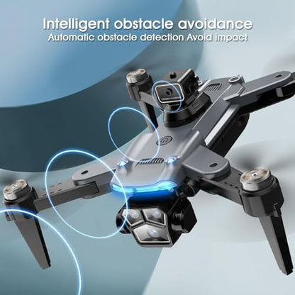 4K Drone with Camera for Adults, Foldable Quadcopter with 4.3" Screen Remote Controller, Brushless Motor,Obstacle Avoidance,Under 249g，One-Key Takeoff & Auto Follow,2Batteries,Portable HD Drone